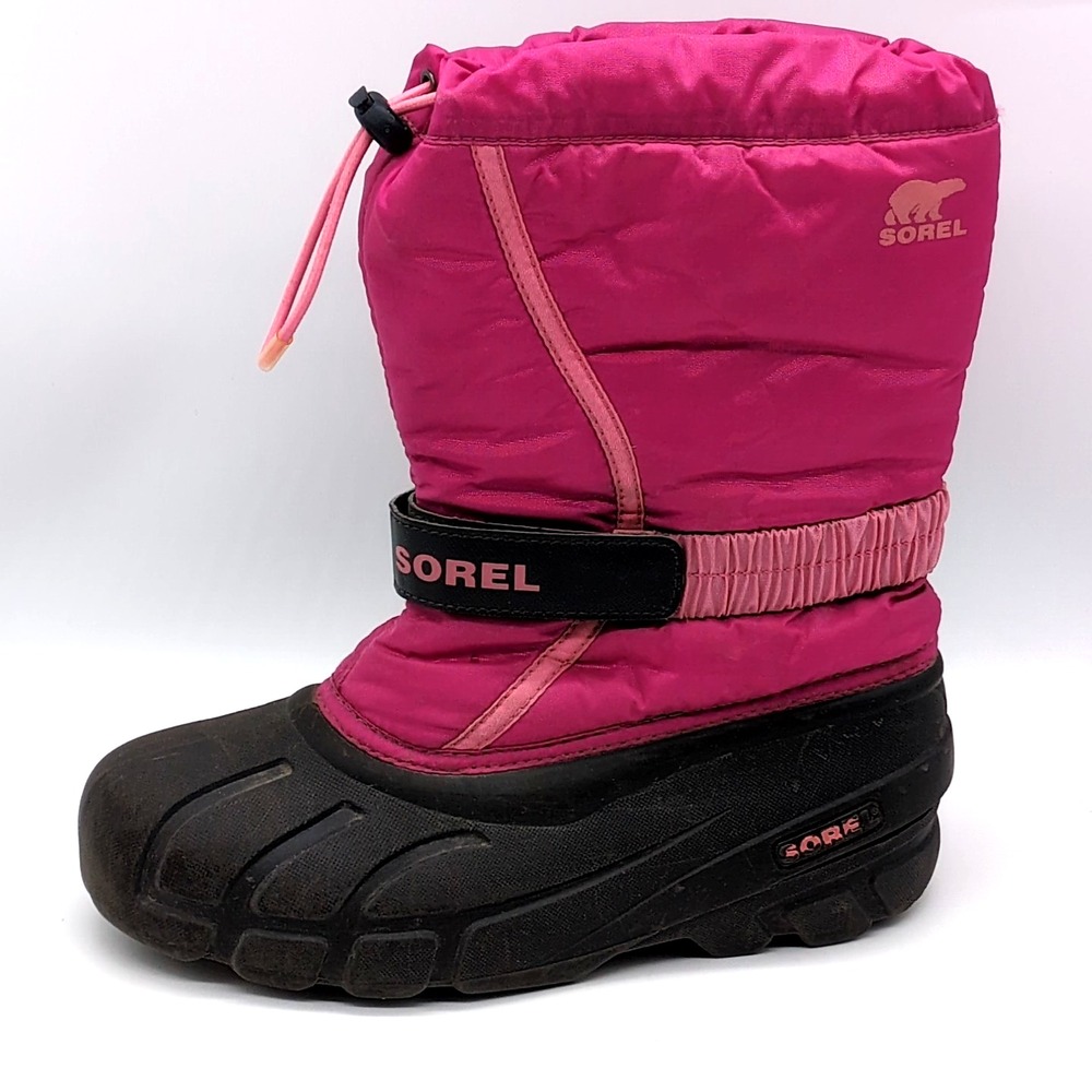 Sorel‎ Boots Womens Pink 5 Insulated Snow Winter Shoe Mid Calf Warm NY1965-684